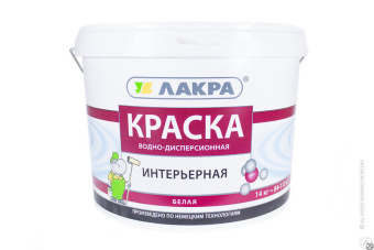 Краска ВД интерьерная Белая 14кг