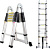 Лестница телескопическая двухсекционная Alumet STD 2.5, стальная, 2 x 8 ступеней, 5 м