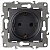 Розетка ЭРА 12 мех.СУ 1 мест. 16А земля, шторки, черный, автоклеммы 12-2102-06 0714