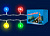 Гирлянда с/д "Шарики"с контрол,20свд.,2,8м RGB провод прозрачный.IP20 ULD-S0280-020/DTA RGB