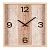 Часы настенные квадрат 30х30см бежевый "Арабеска" Рубин 3028-013 
