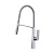 Смеситель для кухни, гибкий силик. излив, с держат. излива, лат., VALFEX Meissa Сhrome VF.73827