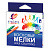 Мелки восковые на масляной основе, 12 цветов ЛУЧ. Классика цвета, круг сеч, к/упаковка, 12С 861-08