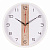 Часы настенные круг D29см белый "Текстура дерева" Рубин 2940-116