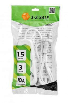 1-2-sale-setevoy-udlinitel-pvs-2kh1-3roz-1-5m-10a-korpus-abs-plastik-860457-art-860457