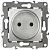 Розетка 1-мес. СУ 16А 250В аллюминий ЭРА12 (механизм) 12-2105-03 6486