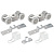 Комплект роликов для раздвижных дверей SLD.Softline.SET.rollers/45-4 (Soft LINE 45/4) (38355)
