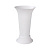 Ваза для цветов под срезку М5350 белая d=18,5см h=31см Нарышево 