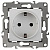 Розетка 2P+E 16А 250В белый ЭРА12 (механизм) 12-2101-01 (0547)