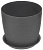 Кашпо Верона 3л Графит М3097