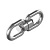 Вертлюг два кольца 16мм никель 1шт