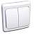 Выкл. 2-кл. СП  10А/250В бел. ЭТЮД-LEXEL BC10-002B
