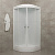 Душ.кабина РИФ 90*90 А"1/4 круга,низ. поддон  Грейс Белый сб,ДН4