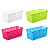 Корзина-подставка, пластик, 29,5х15х12см, 4 цвета 406-032