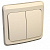 Выкл. 2-кл. СП 10А /250В  слон. кость ЭТЮД-LEXEL BC10-002K