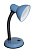 Светильник настольный под лампу GX53 с вилкой и выключателем Синий APD53QEAY Ecola 