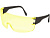 Очки защитные, открытый тип. желтый корпус черные дужки USP 12226-4