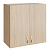 Шкаф навесной кухонный угловой 60 венге светлое (дуб млечный)