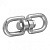 Вертлюг никелевый два кольца 12мм 1шт