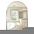 Зеркало MIXLINE "Аркада" 490*670 б/полки с фацетом