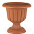 Кашпо на ножке Нергиза 47л терракот