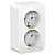 Розетка ОУ 2-ая 16А, Белый  Electric BLANCA BLNRA000211