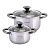 Набор кастрюль KAMILLE 4925, 4 предмета (1,5л, 3л)