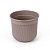 Горшок для цветов Альтернатива Сканди, 2 л, какао