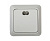 Выкл. ОУ 1 кл. ASD/InHome BOLLETO 10А бел. инд.(пласт. осн.) 7121