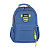 Рюкзак подростковый 45x30x17см, 2 отд., 3 карм., пластиковая нашивка, ПЭ, синий