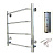 Полотенцесушитель эл. ЛЦ 60*40 4 ПЕРЕКЛ. трапеция УНИВ (скрыт. подк.)