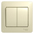 Выкл. СУ 2 кл. беж. (пл.осн.) GSL000252 Schneider GLOSSA