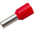 Наконечник REXANT штыревой втулочный изол. НШВИ F-12мм 10мм, красн цена за шт 08-0831