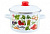 Кастрюля эмаль APPETITE "Veggies" 1RD161M, 2,0 л, с эмаль крышкой, с декором, цил