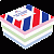 Бумага для заметок 9*9*5 см 4 цвета Attomex 2012600																															