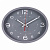 Часы настенные овал 22,5х29см серый "Классика" Рубин 2720-119