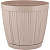 Горшок для цветов InGreen Barcelona, 6,5 л, молочный шоколад