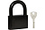 Замок навесной PL-WEATHER-1570 Black 4 fin key (PL-15-70) диск. /блистер (42283) (FUARO)