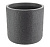 Кашпо СЛАНЕЦ Д380мм 24л с вставкой (графит) М 3201