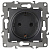 Розетка 12 мех. СУ 1 мест. 16А земля антрацит ЭРА 12-2101-05 0585
