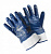 Перчатки "Стойкость к загрязнениям: МОНОЛИТ, манжета-резинка", хлопок+полиэстер, нитриловое покрытие
