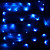 Гирлянда для дома 9,5м 100 ламп LED прозрач.пров.,8 реж, IP-20, Синий (возможность соединения)